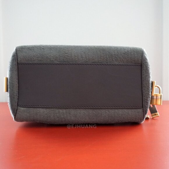 Tod's Kate Easy Piccola Giorno Calf Hair Haircalf Leather Mini Satchel Lock Bag - Picture 5 of 16